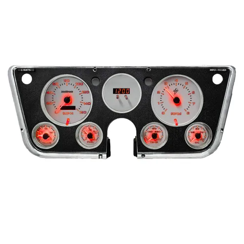 Miniatura 2 de Intellitronix Panel de calibre analógico para camioneta Chevy C10 1967-1972 – Actualización del grupo de instrumentos de tablero Velocímetro, Azul