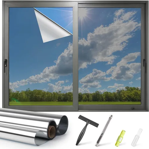Miniatura 38 de Kromapolis Película de privacidad para ventana, cubierta de vinilo para vidrio, película decorativa de vitral, esmerilada para ventana, se adhiere