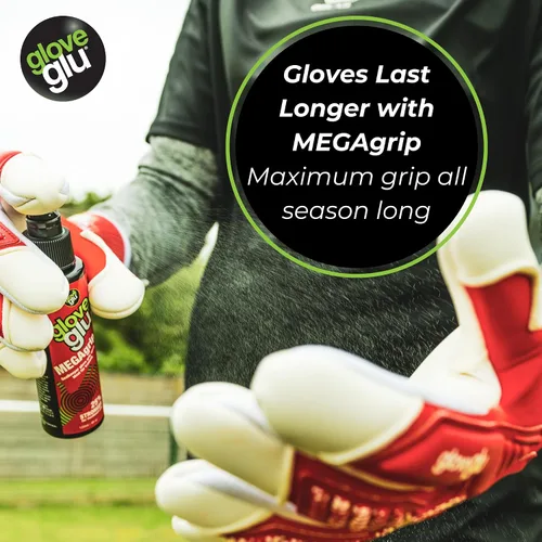 Miniatura 9 de gloveglu - Guantes de portero en espray Guantes de portero de 4.1 fl oz en aerosol MEGAgrip + guante de portero de 1.7 fl oz en aerosol para lavar