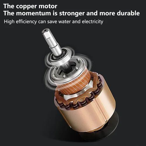 Miniatura 5 de Lavadora a presión eléctrica de 24 V, lavadora eléctrica inalámbrica de 3.5 Mpa, lavadora portátil con 2 baterías y cargador kit de lavadora a