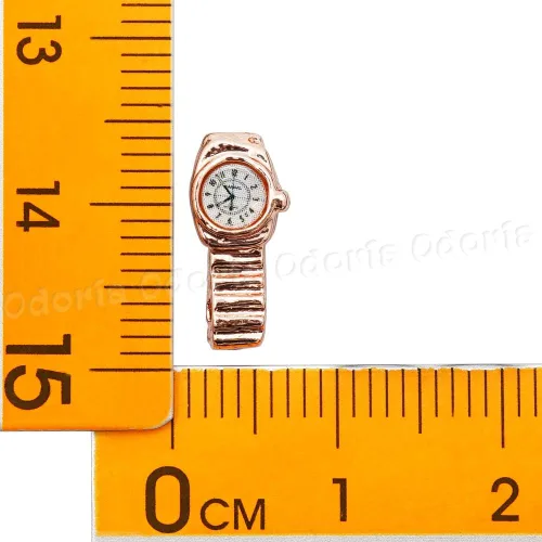Miniatura 5 de Odoria 1/12 Relojes en miniatura 4 piezas accesorios de decoración de casa de muñecas