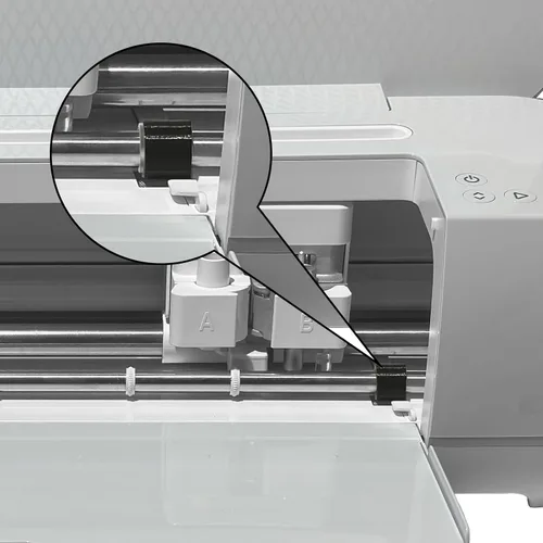 Miniatura 5 de Paquete de 12 anillos de retención compatibles con piezas de repuesto de rodillos de goma Cricut Maker, mantiene el rodillo de goma en su lugar