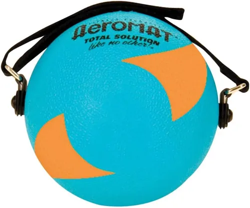 Aeromat Pelota de yoga suave con peso, verde azulado/naranja, 5 libras Verde azulado/Anaranjado