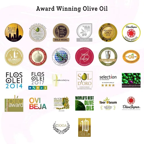 Miniatura 5 de SUPREMO Arbosana - Aceite de oliva virgen extra – Aceite de oliva orgánico prensado en frío en botella de vidrio, 100% puro y natural, AOVE español