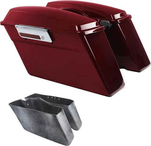 Miniatura 15 de Alforjas rígidas mate TCMT para maletero de silla de montar para Harley Touring Road King Street Glide Ultra Classic FLHT FLHR FLHX 1994-2013