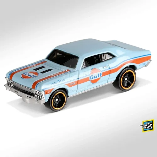 Miniatura 2 de Hot Wheels HW Speed Graphics 7/10 '68 Nova White Gulf