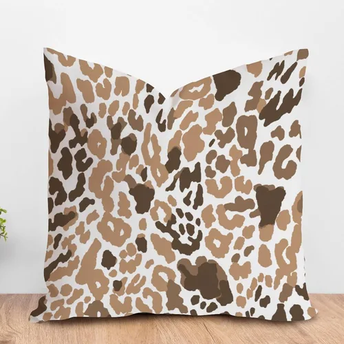 Miniatura 46 de ArogGeld Funda de almohada para sofá, guepardo y leopardo, estampado de leopardo, funda de cojín decorativa de granja para sala de estar
