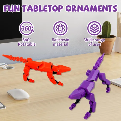 Miniatura 4 de Conjunto de Figura de Acción Titan13 (Ensamblaje Completado), Figura de Acción de Perro Robot Impresa en 3D, Perros Robot de Múltiples Negro