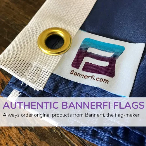 Miniatura 3 de Bandera híbrida colombiana americana de 3 x 5 pies: pancarta 100% poliéster, ojales de latón y cabecera de lona fuerte, para uso en exteriores