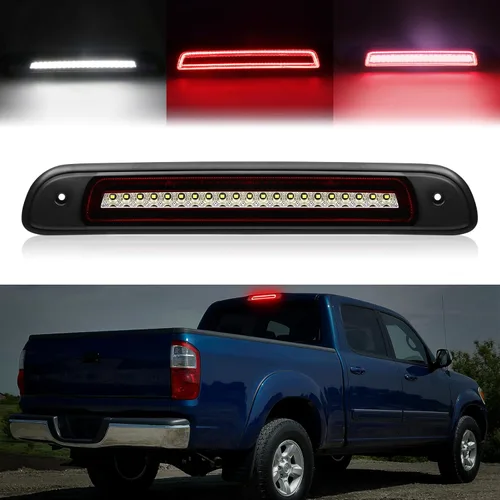 Tercera luz de freno LED compatible con Tundra 2000-2006, lámpara de freno central trasera de montaje alto, luz estroboscópica de carga de techo