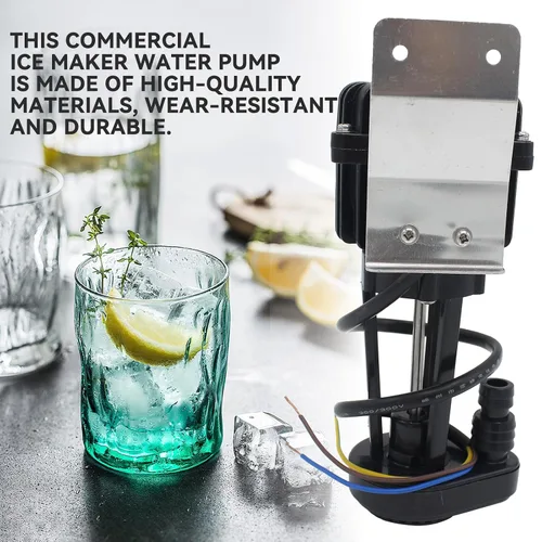 Miniatura 6 de YSP2PJDVF1 - Bomba de agua mejorada para máquina de hielo, bomba de circulación de agua apta para Vevor, Cotlin, Cookski Ic, 2 W 110 V