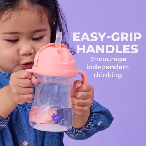 Miniatura 7 de Lansinoh b.box - Vaso para beber con popote con peso para bebés de 6 meses en adelante, a prueba de fugas, sin BPA, taza de 8 onzas, para beber