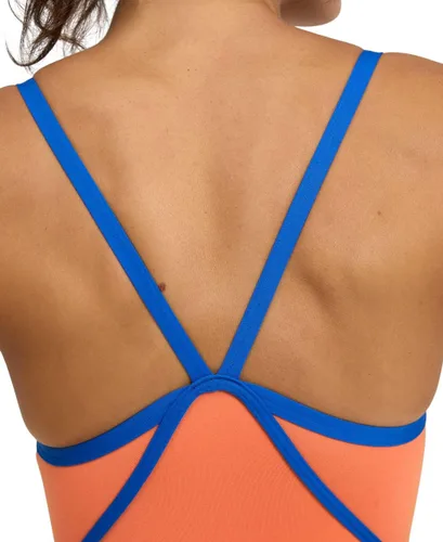 Miniatura 4 de ARENA Performance Icons Solid Traje de baño de mujer Super Free Back One Piece MaxLife Traje de entrenamiento para piscina