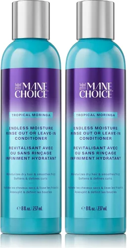 Miniatura 8 de The Mane Choice Tropical Moringa Sweet Oil & Honey Endless Moisture - Acondicionador para enjuagar o sin enjuague, desenreda, suaviza y nutre