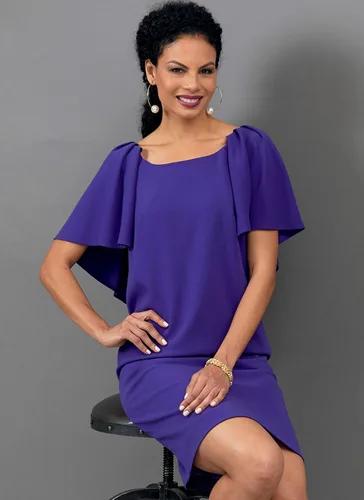 Miniatura 5 de Butterick Patterns - Patrones de costura para vestido de manga larga y corta 40 a 157in color blanco