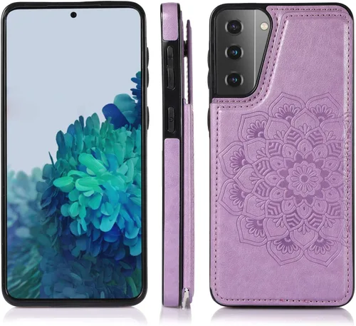 Miniatura 6 de Asuwish Funda compatible con Samsung Galaxy S21 Glaxay S 21 5G de 6.2 pulgadas y protector de pantalla de vidrio templado, accesorios