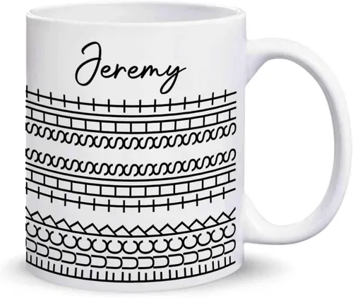 Miniatura 21 de Fifty & Fabulous - Taza de regalo para mujer/hombre, tazas personalizadas con nombre, regalos personalizados de 50 cumpleaños