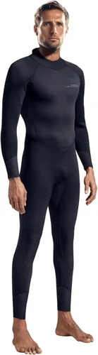 Dark Lightning Trajes de neopreno para hombres y mujeres, traje de neopreno para hombres/mujeres para aguas frías, traje de neopreno de 3/2 mm para