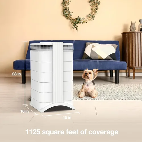 Miniatura 3 de IQAir HealthPro Plus XE - Purificador de aire con filtración HyperHEPA inteligente para habitaciones grandes de hasta 1125 pies cuadrados - Humo