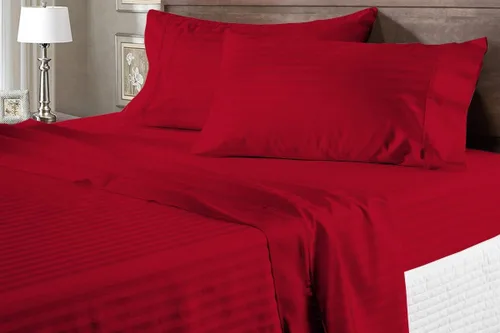Miniatura 22 de SHERA'S BEDDINGS Juego de sábanas de bolsillo extra profundo de 7 a 9 pulgadas, juego de ropa de cama de calidad egipcia California Queen de 60 x 84