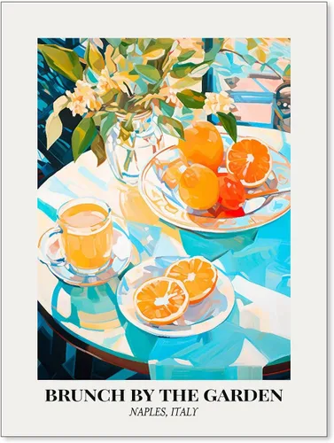 Miniatura 10 de Póster de pintura al óleo colorida de ventana abierta, arte de pared abstracto impresionista famoso y moderno, impresiones de lienzo estético