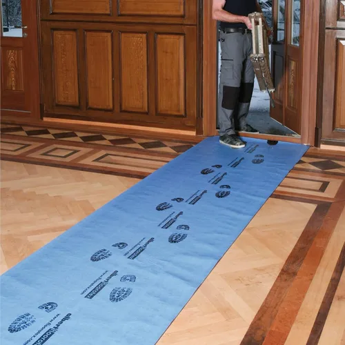 Miniatura 8 de Albert Floorotex Blue - Protección temporal multiusos para el suelo, rollo de 280 pies cuadrados (40 pulgadas x 84 pies)