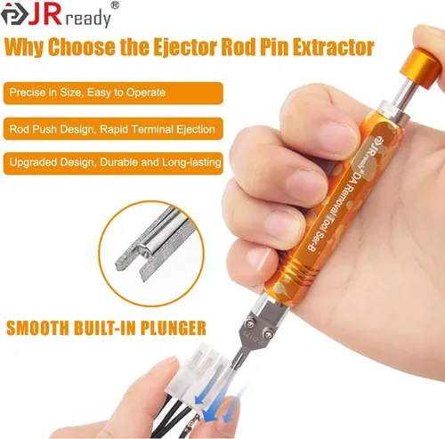 Miniatura 4 de JRready ST5281 2PCS P-D173 Puntas de repuesto para DAP-D173 Extractor de pasador de varilla expulsor-Terminal Accesorios de herramienta