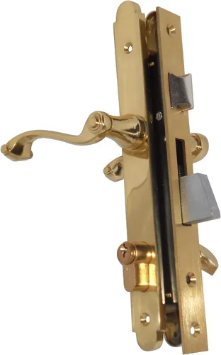 Miniatura 6 de Marks 2750B/3-R - Juego de cerraduras de embutir de línea fina de un solo cilindro para puertas de patio con respaldo de 1 pulgada