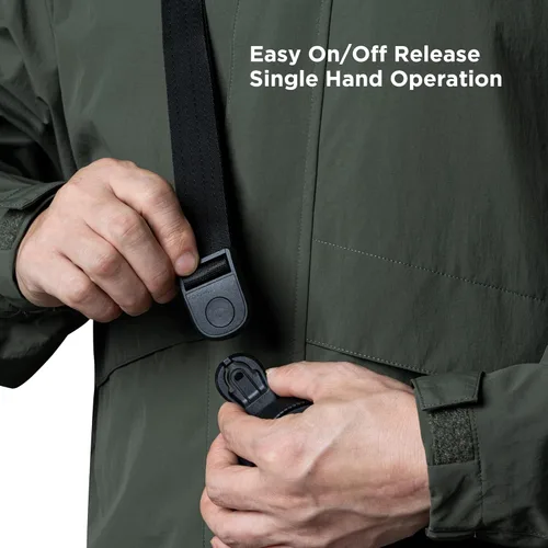 Miniatura 9 de ALPAKA Bolsa de vuelo – Bolsa de viaje para hombre, funda cruzada para teléfono, bolso de viaje de 0.3L para hombre, tela resistente al agua, correa