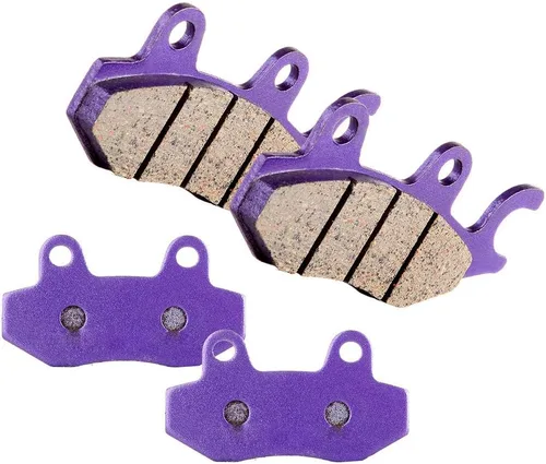 Miniatura 6 de SCITOO FA197 Pastillas de freno para Honda Dream 50R 2004 pastillas de freno delanteras y traseras de fibra de carbono