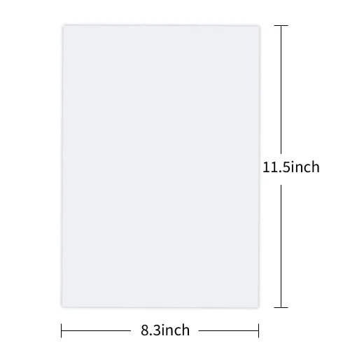 Miniatura 2 de 30 hojas de cinta adhesiva transparente de doble cara tamaño A4 de 8.3 x 11.5 pulgadas, cinta adhesiva súper fuerte, arte de bricolaje