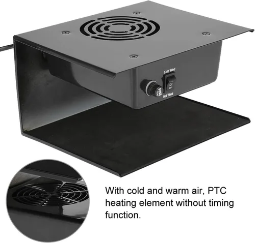 Miniatura 6 de Secador de esmalte de uñas de 300 W, secado rápido, secado rápido, secado de uñas, secador de esmalte de gel para manos y pies, viento caliente