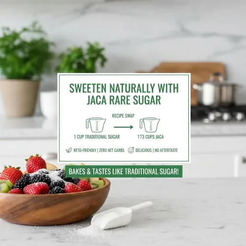 Miniatura 4 de Jaca Rare Sugar - Edulcorante de alulosa pura Sustituto saludable del azúcar para alimentos y bebidas Alternativa edulcorante apta para ceto