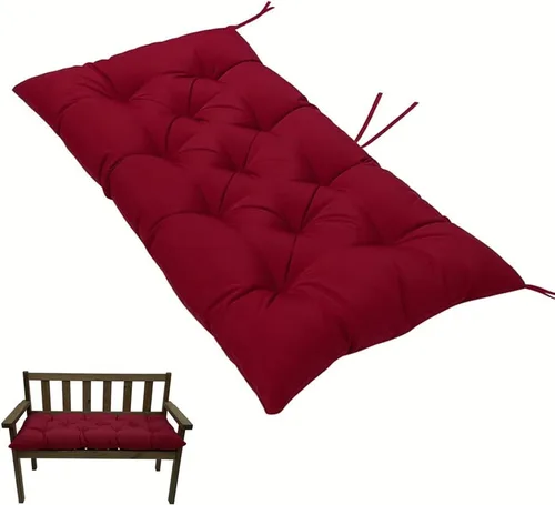 Miniatura 9 de SEAHOME Cojín de Banco para Interiores/Exteriores, Cojín de Asiento de Columpio Impermeable, Cojín de Silla para Exteriores, para Tumbona Muebles
