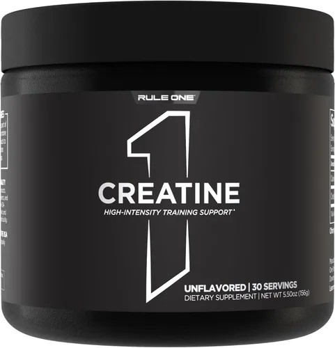 Miniatura 10 de Rule 1 Proteins Polvo de creatina: monohidrato de creatina micronizada pura para ejercicio de alta intensidad y apoyo de masa corporal magra