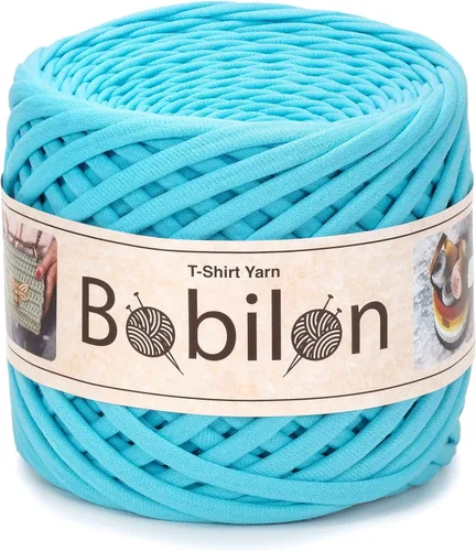 Miniatura 18 de Hilo de Camiseta de Algodón 7-9 mm (0.276-0.354 in) para Ganchillo, Tejido, Macramé, Manualidades DIY – Jersey Soft Ribbon, Fettuccini Zpagetti