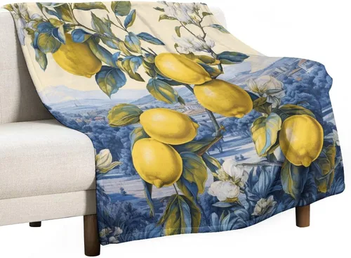 Miniatura 41 de Manta de vellón con estampado botánico de flores de terracota y primavera, manta de franela para el hogar, cama, sofá para niños y adultos, 70 x 80
