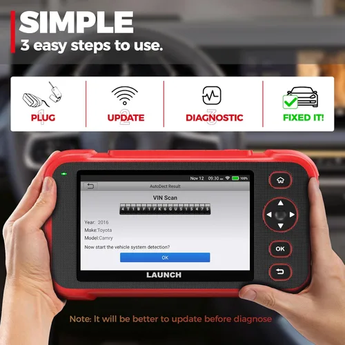 Miniatura 4 de LAUNCH CRP123I V3.0 Elite OBD2 Herramienta de diagnóstico con DOIP y CAN FD, nuevo lector de código 2026 para automóviles y camiones, motor ABS SRS