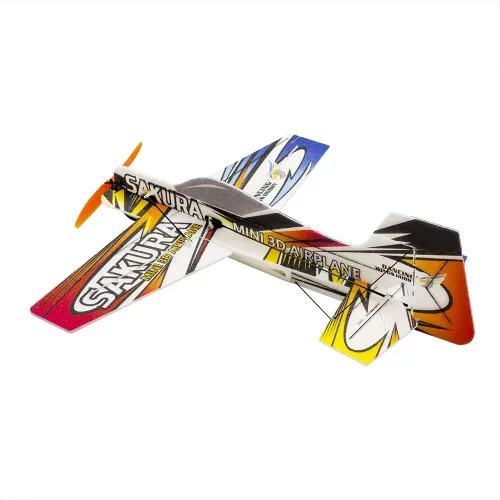 Miniatura 3 de Viloga Actualización 3D EPP Avión Sakura Aerobatic Flying Airplane - Kit de avión RC de espuma duradera de 16.535 in para construir para adultos