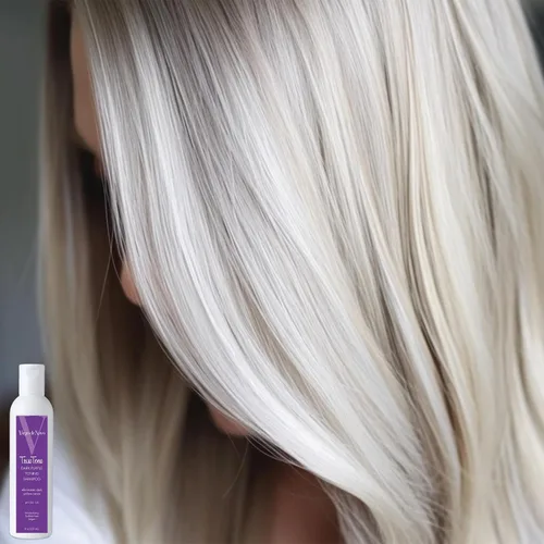 Miniatura 8 de Virgo de Novo Dark Purple Toning Shampoo Neutralizes Yellow & Brassy Tones, Brightens Blonde, Silver & Grey Hair, Sulfate-Free, Color-Safe