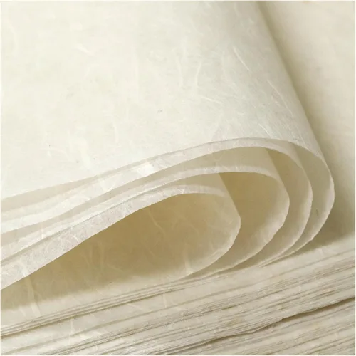 FIVEIZERO - 50/100 hojas de papel de morera A4, papel de arroz de fibra natural, 8.3 x 11.7 pulgadas, papel de seda natural para decoupage,