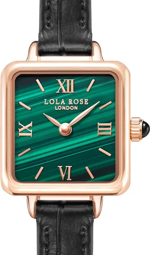 Miniatura 3 de Lola Rose Dainty Women's Wrist Watch Green Malachite Dial, Wrapped by Stylish Gift Box, Elegant Present for Ladies and Loved Ones