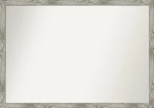 Miniatura 382 de Amanti Art Espejo personalizado, espejo de baño gris plomo a rayas, espejo de pared o espejo de tocador de baño sobre el fregadero