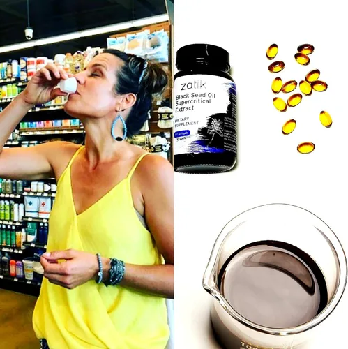 Miniatura 4 de Zatik Naturals - Aceite de semilla de comino negro y extracto supercrítico, prensado en frío, sin refinar, sin gluten, vegano, 90 cápsulas blandas