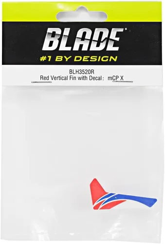 Miniatura 2 de Hoja de aleta vertical roja con calcomanía: mCP X, BLH3520R