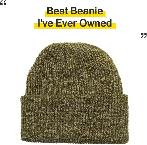 Miniatura 72 de KBETHOS Cómoda colección de gorros suaves y holgados de algodón de punto acrílico para invierno, cálido sombrero de esquí holgado unisex varios