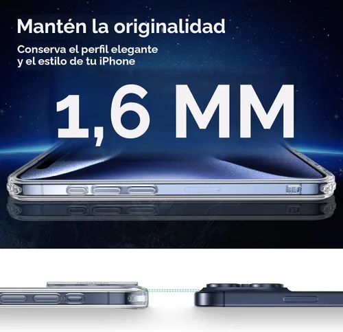 Miniatura 9 de ESR para iPhone 15 Pro, Funda Compatible con MagSafe, Protección de Grado Militar, Resistente al Amarilleo, Parte Posterior Resistente a