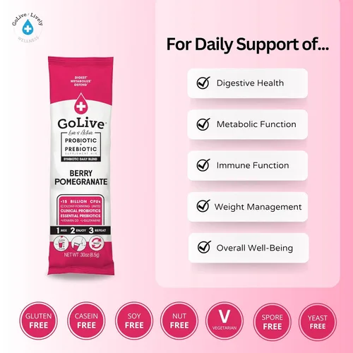 Miniatura 3 de Golive Suplemento mezcla de probióticos y prebióticos