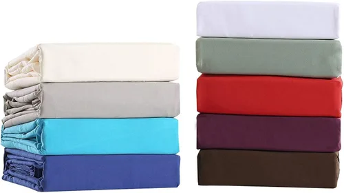 Miniatura 6 de Juego de sábanas de algodón 100 % 6 piezas de 400 hilos de lujo juego de sábanas para cama (color)