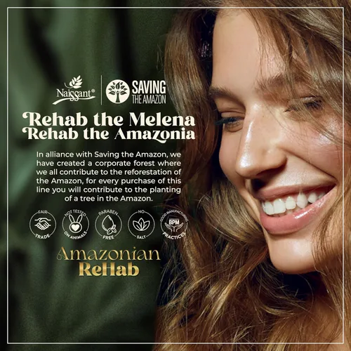 Miniatura 4 de naissant Amazonian Rehab - Suero acondicionador para el cuidado del cabello, enriquecido con Muru Muru, Cupuaçu y Açaí, acondicionador nutritivo